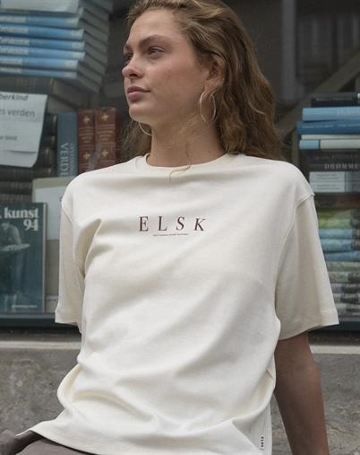 Elsk - Pure Womens Interlock T-shirt - Off White